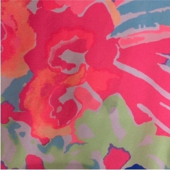 Lilly Pulitzer Dona Shift Romper Skort Dress Women Size 00 Under Shorts Back Zip - Picture 5 of 5